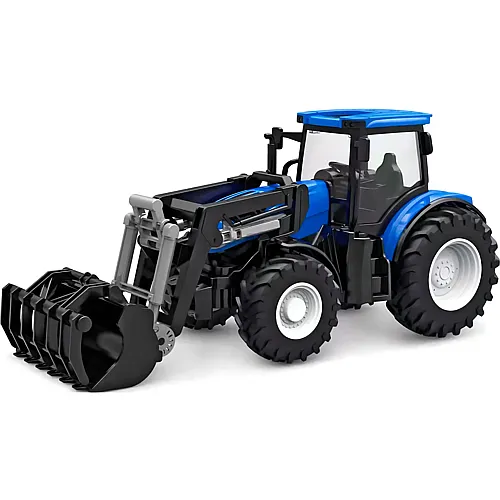 Kids Globe RC Traktor mit Frontlader  Blau