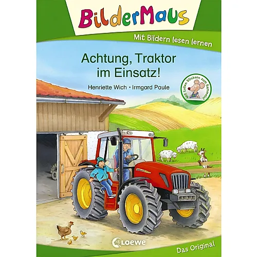 Achtung, Traktor im Einsatz