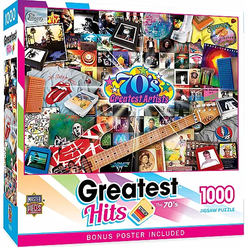 Master Pieces Puzzle Greatest Hits 70er Jahre - 1000 Teile