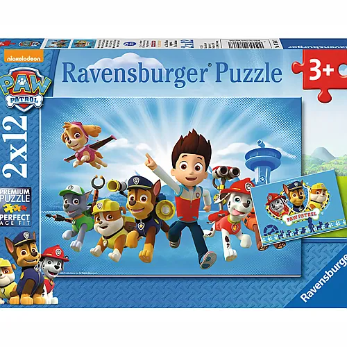 Ravensburger Puzzle Ryder und die Paw Patrol (2x12)