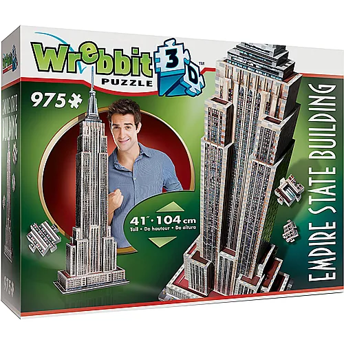 Wrebbit Puzzle The Classics Empire State Building (975Teile)