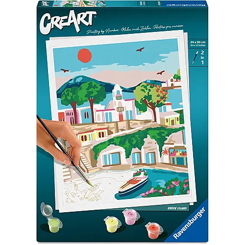 Ravensburger CreArt Malen nach Zahlen - Griechische Insel