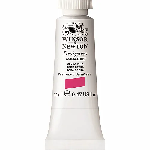 Winsor & Newton W&n Designers Gouache 14ml Tube Opernpink