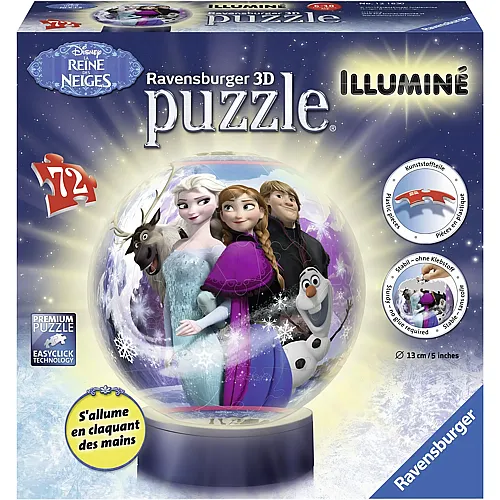 Ravensburger Disney Frozen 3D Puzzle mit Led: Frozen - Die Eisk�nigin