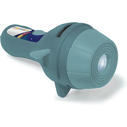 Kidywolf Projektor Taschenlampe blau inkl. 3 Bildscheiben