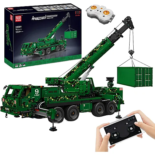 Mould King Military Liebherr G-BKF Kranwagen 20009