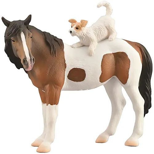 CollectA Horse Country Schmusepony mit Hundefreund