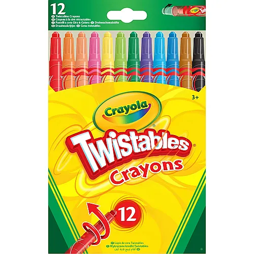 Crayola Twistable Wachsmalstifte - 12 Teile