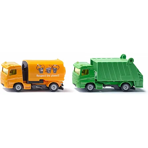 Siku Super Kommunal Set Kehrmaschine und M�llwagen