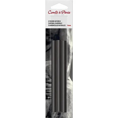 Conte A Paris Conte Zeichenkohle Rund 11mm 3 ST