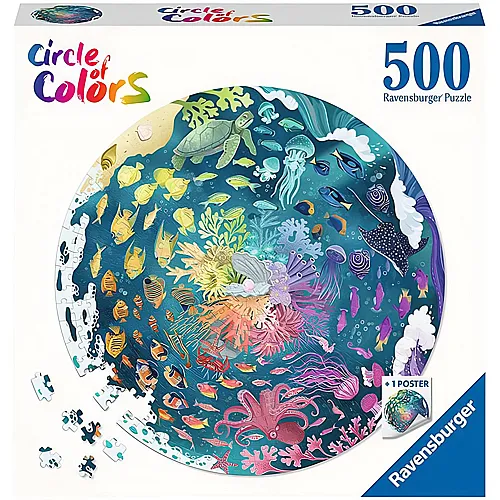 Ravensburger Puzzle Circle of Colors Ocean & Submarine (500Teile)