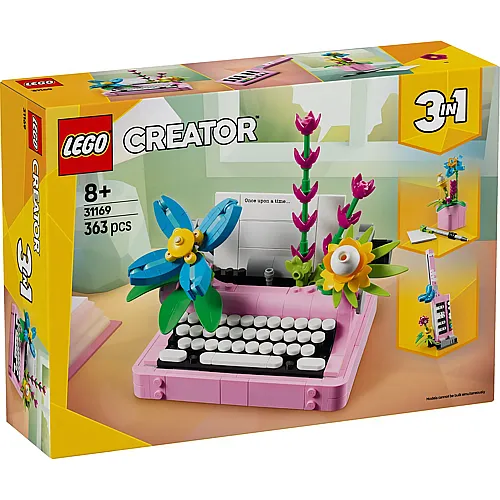 LEGO Creator Schreibmaschine mit Blumen 31169