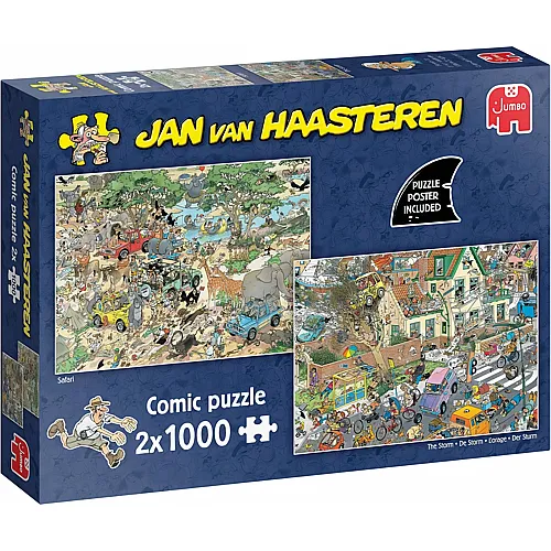 2in1 Safari & Sturm 1000Teile