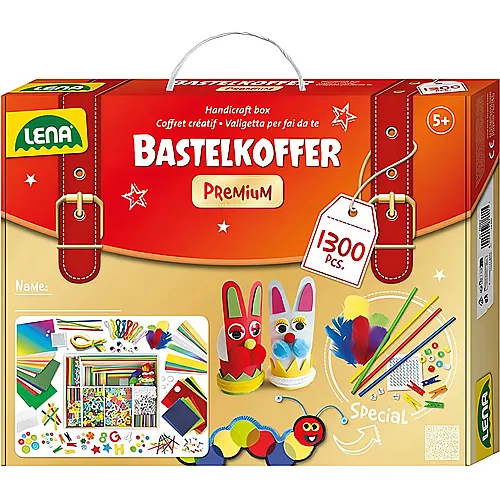 LENA Kreativ Bastelkoffer Premium (1300Teile)