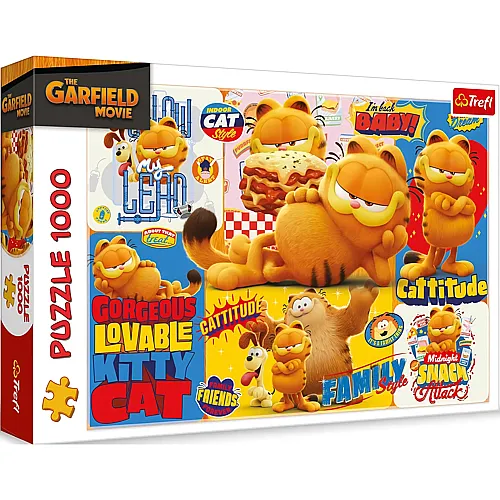 Garfields Abenteuer 1000Teile