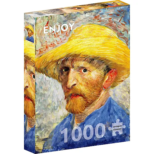 Enjoy Puzzle Vincent Van Gogh Selbstbildnis mit Strohhut - 1000 Teile