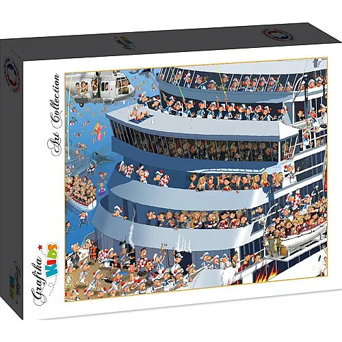 Grafika Puzzle Art Collection Fran�ois Ruyer Grafika Kids Kreuzfahrt - 12 Teile