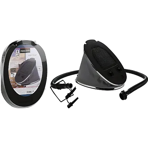 Fussluftpumpe 5 Liter schwarz f�r Camping, Poolartikel etc