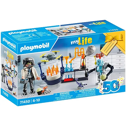 PLAYMOBIL My Life Forscher mit Robotern (71450)