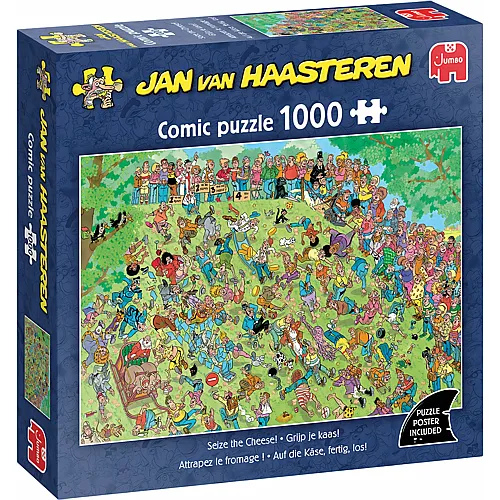 Jumbo Puzzle Jan van Haasteren Schnapp dir deinen K�se! - 1000 Teile