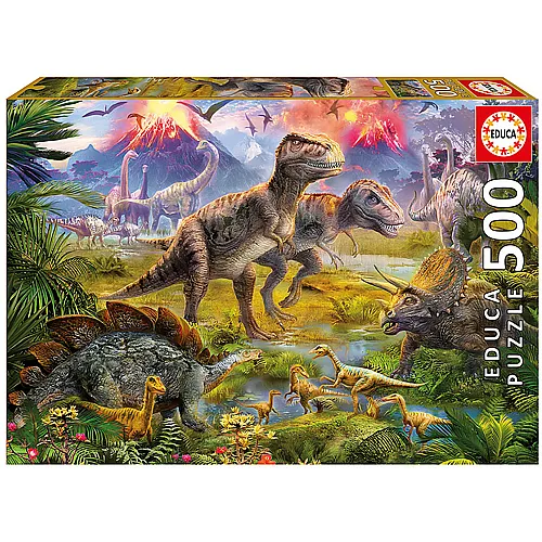Educa Puzzle Dinosaur Gathering (500Teile)