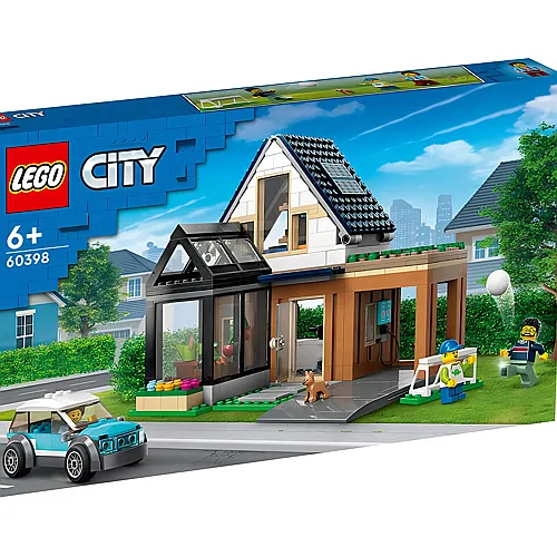 LEGO City Familienhaus mit Elektroauto (60398)