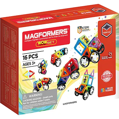 Magformers Vehicle Wow Set (16Teile)