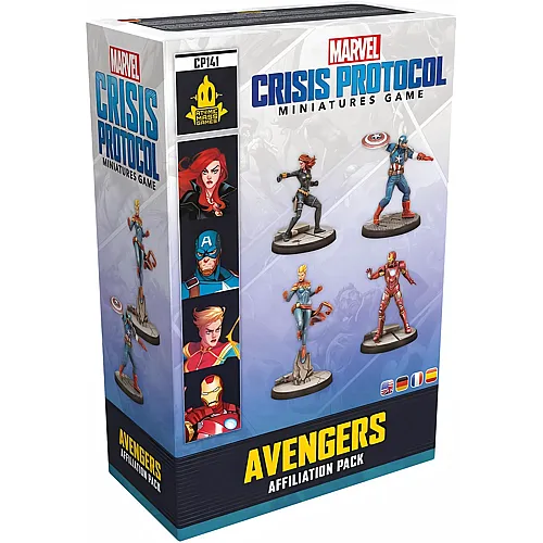 Atomic Mass Games Marvel: Crisis Protocol � Avengers, Affiliation-Erweiterung, Tabletop, 2 Spieler, Ab 14+ Jahren, 90-120 Minuten