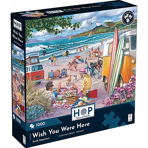 HOP - House of Puzzles Puzzle 1000 Teile Wish You Were Here