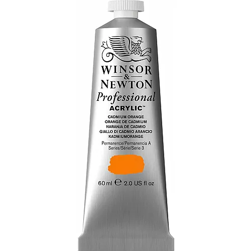 Winsor & Newton Professional Acrylfarbe Kadmiumorange (60ml)