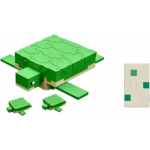 Mattel Minecraft Vanilla Actionfigur Schildkr�te, 8,3 cm, f�r Kinder ab 6 Jahren