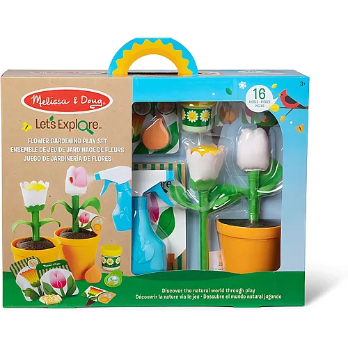 Melissa & Doug Let's Explore Blumen und Gartenspielset - 16 Teile
