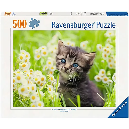 Ravensburger Puzzle K�tzchen in der Wiese (500Teile)