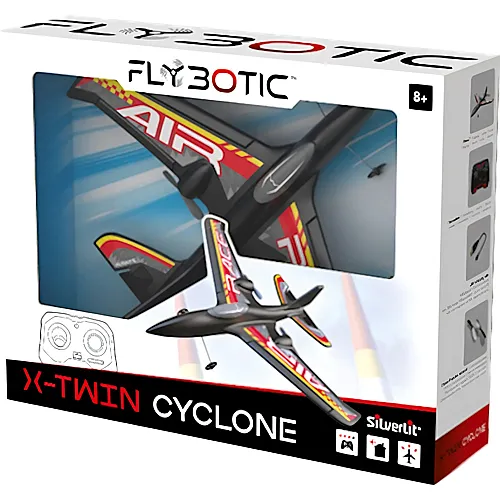 Silverlit Flybotic X-Twin Cyclone 2.4 GHz ca. 29x32x9 cm, Outdoor, Batt. 2xAAA exkl., ab 8 Jahren
