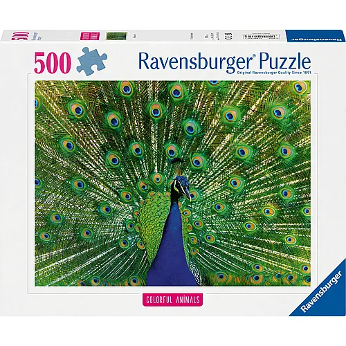 Ravensburger Puzzle Pfau (500Teile)