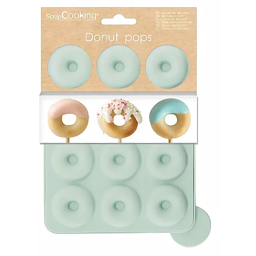 ScrapCooking Silikonbackform f�r 12 Mini-Donuts