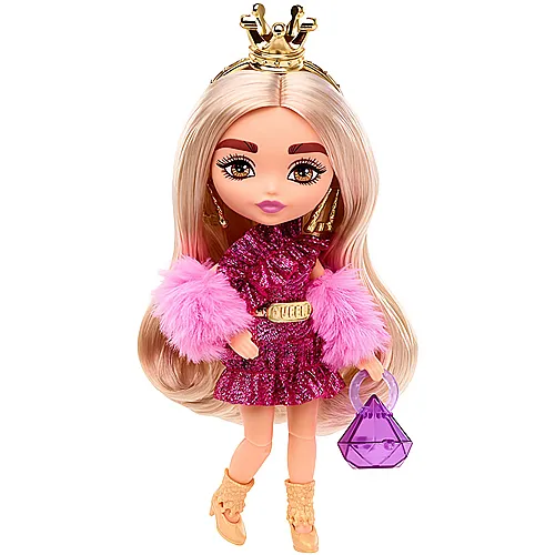 Barbie Extra Minis Puppe Gold Crown