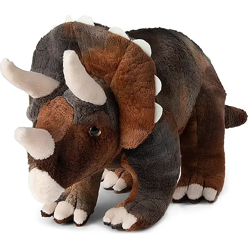 Triceratops Braunbeige 23cm