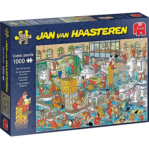 Jumbo Puzzle Jan van Haasteren Kraftbierbrauerei (1000Teile)