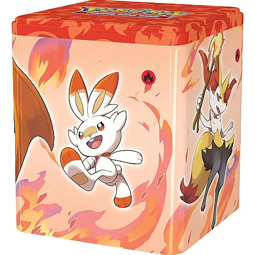 Pok�mon TCG Pok�mon Feuer-Stapel-Tin-Box: Glurak - Deutsch