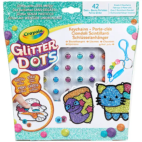 Crayola Glitter Dots Schlsselanhnger