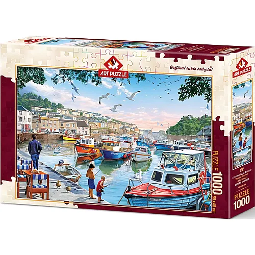 The Little Fishermen at the Harbour 1000Teile