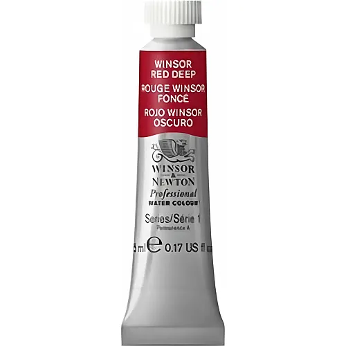 Winsor & Newton W&n Prof. Water Colour 5ml Tube Winsorrot Dunkel