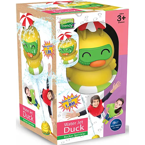 Totally Tech Trendy Water Jet Ente Wasser-Sprinkler