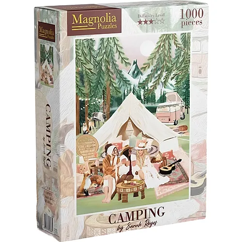 Magnolia Puzzle Sarah Reyes Camping (1000Teile)