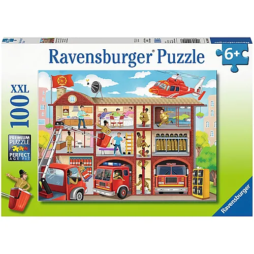 Ravensburger Puzzle Feuerwache - 100 Teile
