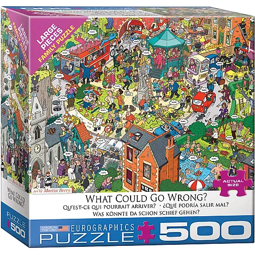Eurographics Puzzle What Could go Wrong? - 500 Teile