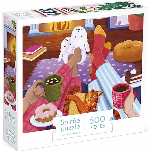 Janod Puzzle Abend am Feuer - 500 Teile