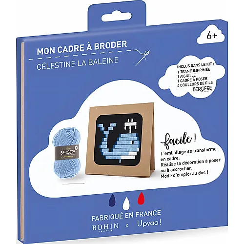 Upyaa Canevas & Cie Kit Canevas + Cadre Baleine (FR)