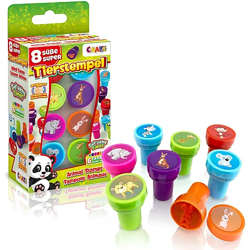 Craze Stempel 8er-Set Tiere